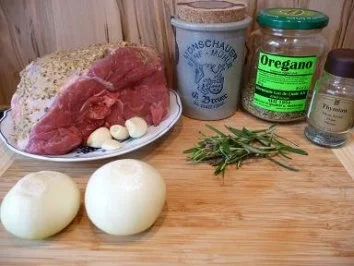 Lammkeulenbraten mit Spitzkohl - Rezept - Bild Nr. 2