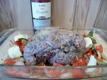Lammkeulenbraten mit Spitzkohl - Rezept - Bild Nr. 6