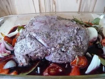 Lammkeulenbraten mit Spitzkohl - Rezept - Bild Nr. 7
