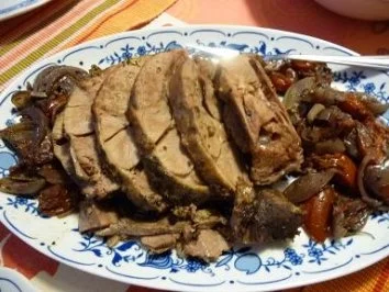 Lammkeulenbraten mit Spitzkohl - Rezept - Bild Nr. 9