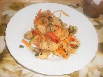 Spaghettipfanne Asia - Rezept