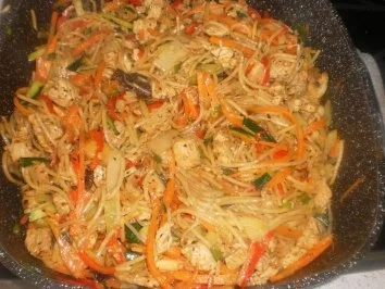 Spaghettipfanne Asia - Rezept - Bild Nr. 11