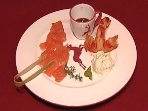 Alpenlachs mit Rahmgurken und Teriyaki-Soße (Rosi Schipflinger) - Rezept