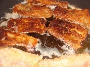 Fleisch : - Paniertes Wammerl - - Rezept - Bild Nr. 2