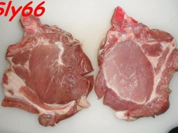 Fleischgerichte:Koteletts mit Erbsenreis und Fisolen - Rezept - Bild Nr. 3