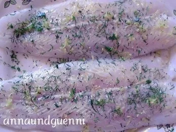 Pangasius-Fischfilet mit Zitronen-Dill-Marinade - Rezept - Bild Nr. 4