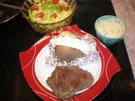Rezept: Hirtensteak mit Kräuterbutter Hirtensteak mit Kräuterbutter - Rezept