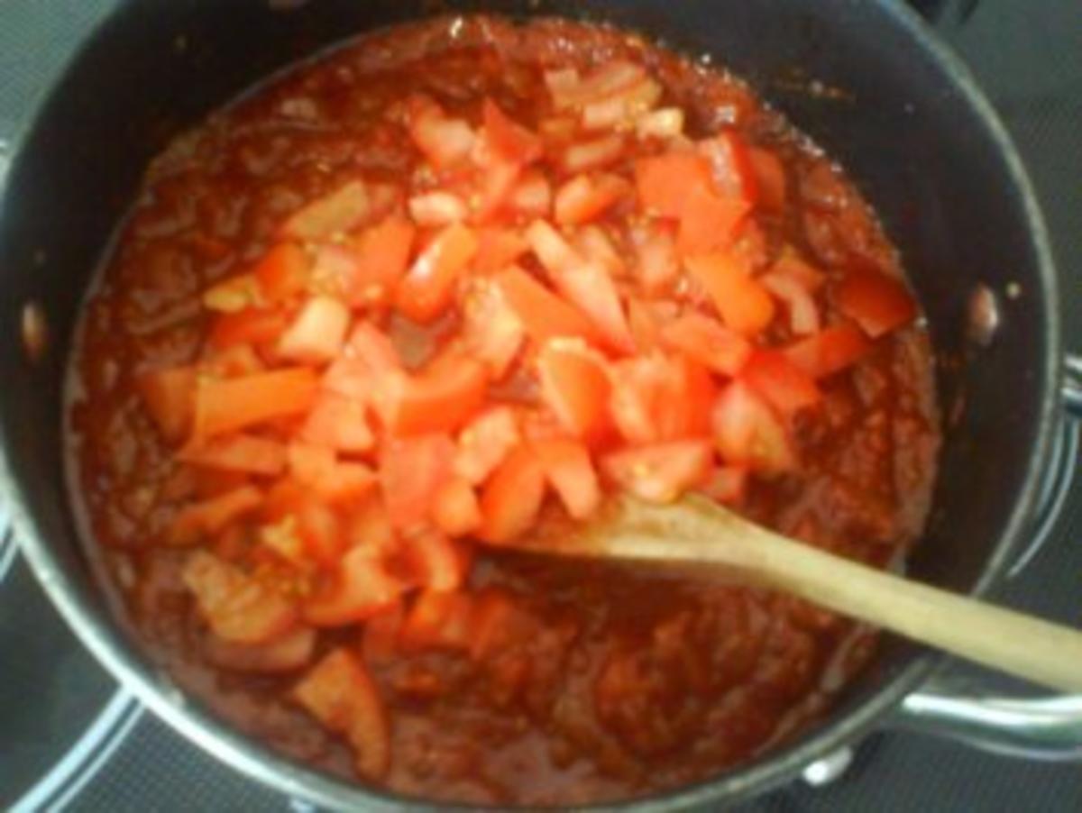 Tomaten-Nudelauflauf mit Hackbällchen - Rezept - Bild Nr. 12