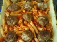 Tomaten-Nudelauflauf mit Hackbällchen - Rezept - Bild Nr. 17