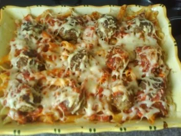 Tomaten-Nudelauflauf mit Hackbällchen - Rezept - Bild Nr. 20