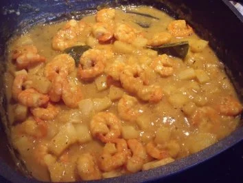 Rezept: Garnelen in Kokossauce Bild Nr. 2 Garnelen in Kokossauce - Rezept - Bild Nr. 2