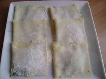 Bärlauch-Ziegenkäse Ravioli - Rezept - Bild Nr. 6