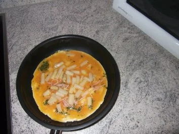 Spargel Omelett Dieter´s Art - Rezept - Bild Nr. 3