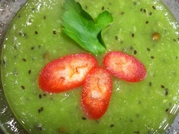 Gebackener Camembert mit Kiwisauce - Rezept - Bild Nr. 4