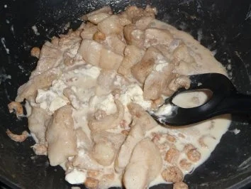 Zitronenpüree mit Wels in Krabbensoße - Rezept - Bild Nr. 4