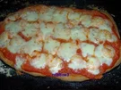 Pizza: Garnelen mit Mozzarella - Rezept