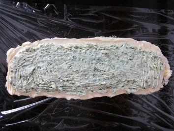 Knoblauch-Bärlauchbutter-Rolle - Rezept - Bild Nr. 3