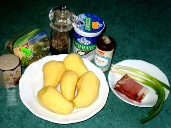 Rezept: Salat - Einfacher Kartoffelsalat... mal mit Kräuter- mal mit Schmand-Kräuterdressing Bild Nr. 3 Salat - Einfacher Kartoffelsalat... mal mit Kräuter- mal mit Schmand-Kräuterdressing - Rezept - Bild Nr. 3