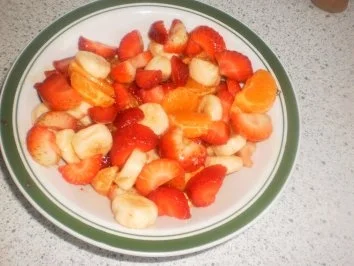 Obstschüssel - Rezept