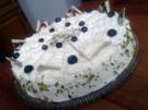 Heidelbeertorte mit weißer Schokolade - Rezept