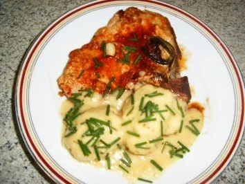 Blumenkohl mit Senfrahmsoße - Rezept