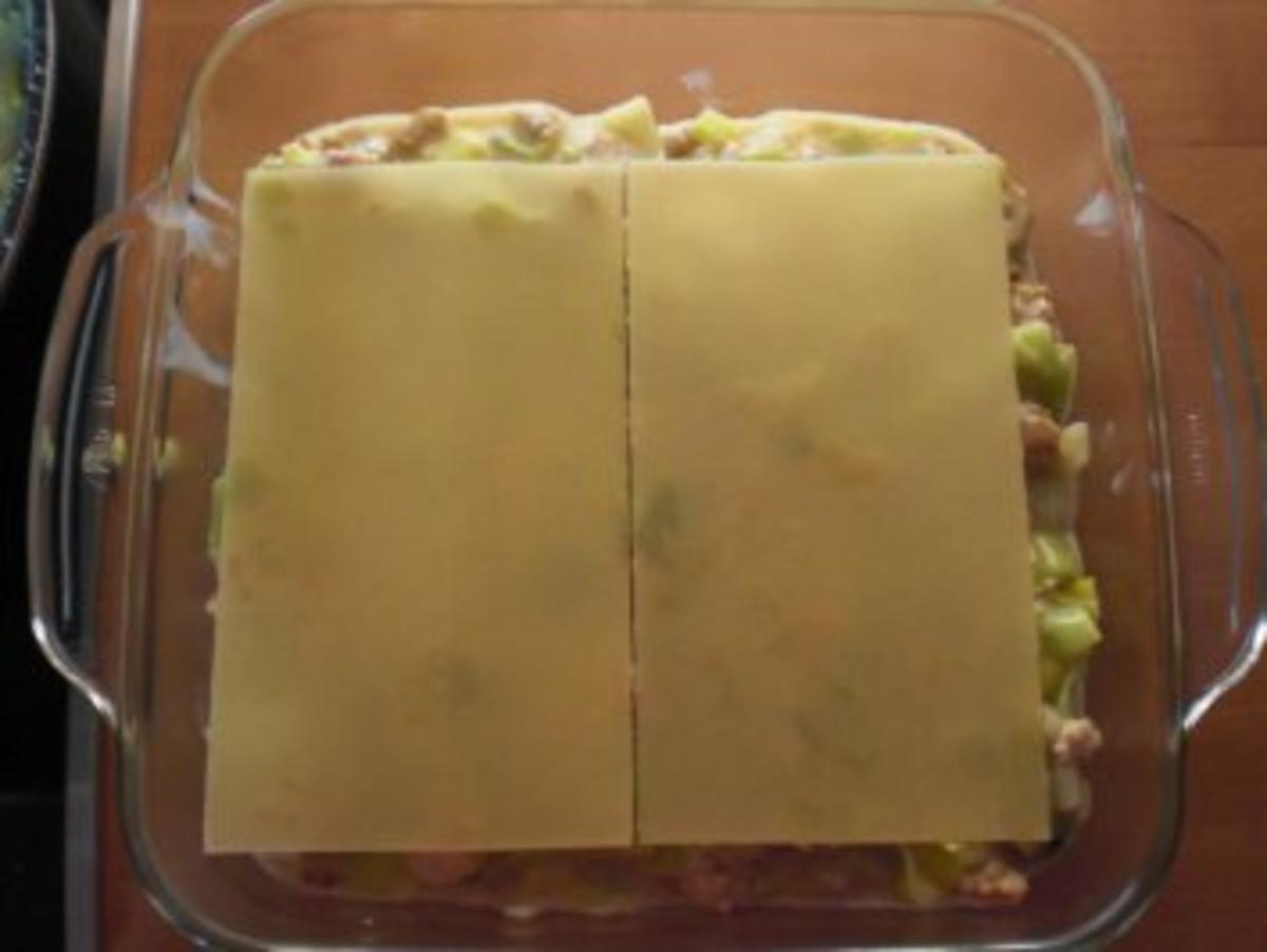 Lauch-Lasagne mit Hack - Rezept - Bild Nr. 10
