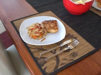 Rezept: Michi's Gemüse-Reis-Pfanne Michi's Gemüse-Reis-Pfanne - Rezept