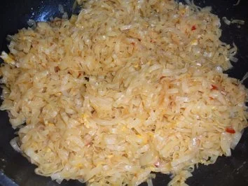 Gebratene Eiernudeln asiatisch ohne Fleisch - Rezept