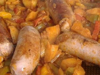 Salchichas vom Iberico-Schwein mit Paprikaragout - Rezept - Bild Nr. 6