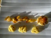 Rotbarschbällchen | Kokoscouscous | scharfer Gurkensalat - Rezept