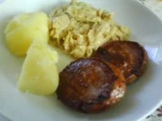 Rezept: Rahmwirsing mit Jagdwursttalern Rahmwirsing mit Jagdwursttalern - Rezept