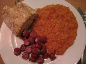 Rote Linsen  , afrikanisch ... - Rezept