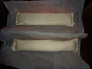 Rezept: Gebäck herzhaft: Blätterteigrolle mit Tunfischfüllung Bild Nr. 5 Gebäck herzhaft: Blätterteigrolle mit Tunfischfüllung - Rezept - Bild Nr. 5