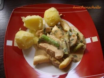 Spargel-Puten-Pfanne - Rezept