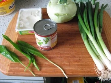 Rezept: Gefüllte Kohlrabi - mit Frühlingsfüllung - ohne Fleisch Bild Nr. 2 Gefüllte Kohlrabi - mit Frühlingsfüllung - ohne Fleisch - Rezept - Bild Nr. 2