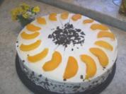 Pfirsich-Zebra-Torte - Rezept
