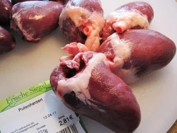 Rezept: Ragout von Putenherzchen ... Bild Nr. 2 Ragout von Putenherzchen ... - Rezept - Bild Nr. 2