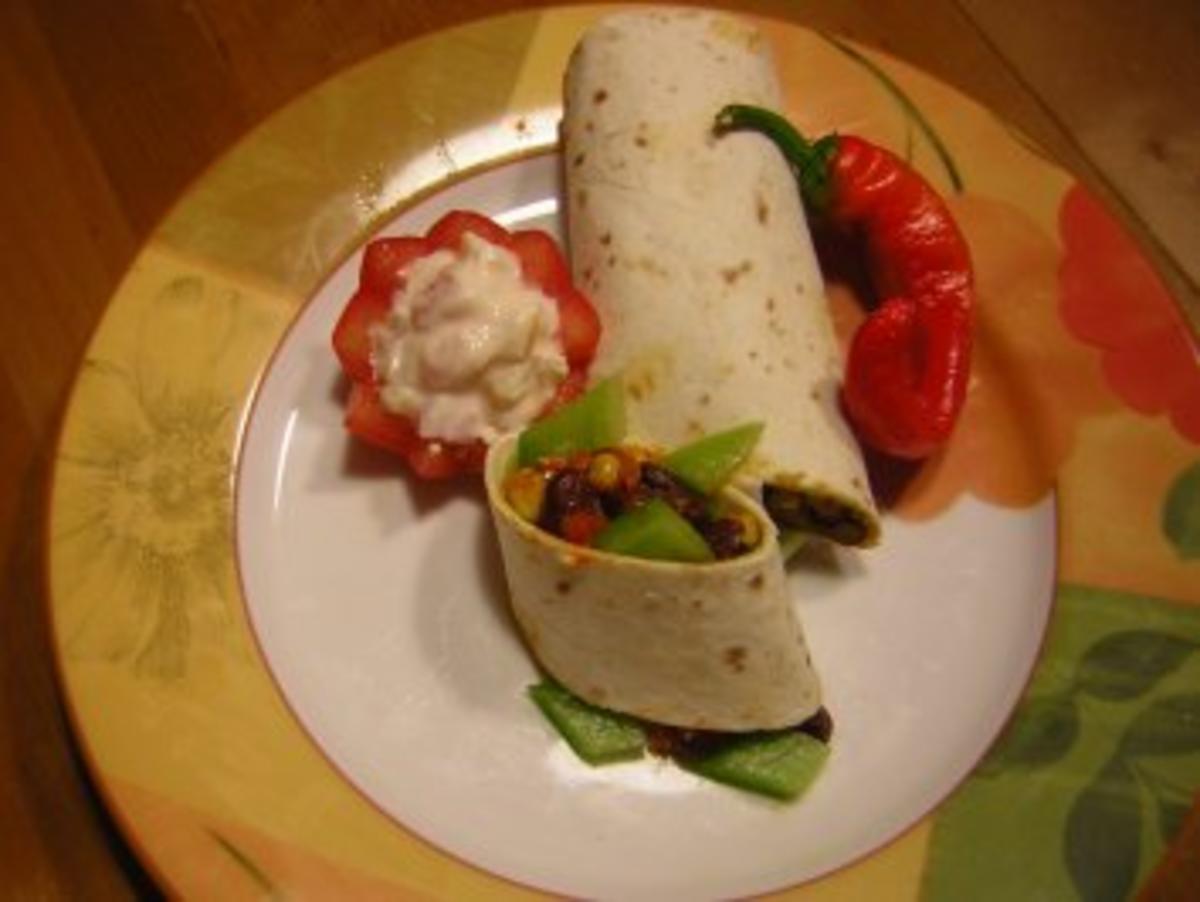 Tortillas mit Füllung - Rezept Eingereicht von Maaari