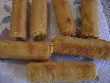 Knusprige Käserollen auf Tomatensauce - Rezept - Bild Nr. 12