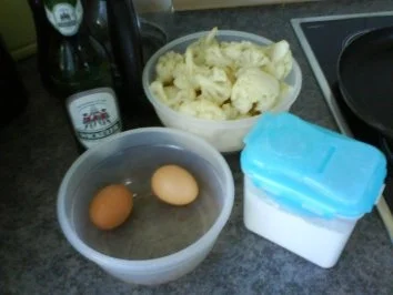 Rezept: Blumenkohl im Bierteig Bild Nr. 4 Blumenkohl im Bierteig - Rezept - Bild Nr. 4