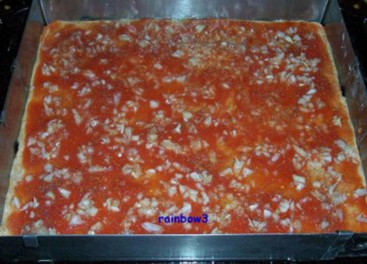 Pizza: Pilze und Kochschinken auf Vollkornteig - Rezept - Bild Nr. 4