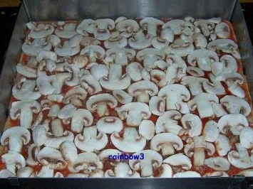 Pizza: Pilze und Kochschinken auf Vollkornteig - Rezept - Bild Nr. 5