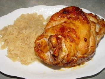 Schweinshaxe mit Sauerkraut - Rezept - Bild Nr. 3