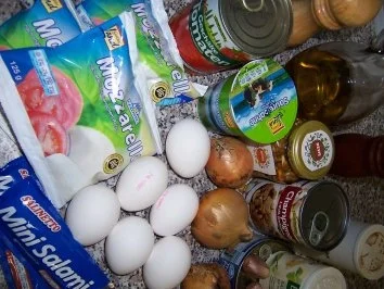 Eier-Auflauf mit Pilzen und Thunfisch - Rezept - Bild Nr. 2