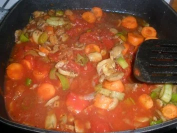 Fleischgeriche - Würzige Hähnchenpfanne - Rezept - Bild Nr. 2