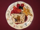 Eissplittertorte an Fruchtspiegel - Rezept