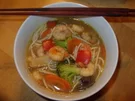 C: Woksuppe mit Garnelen - Rezept