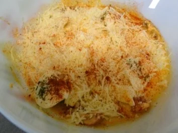 Rezept: Überbackene Schnitzel mit 3erlei Käse Bild Nr. 4 Überbackene Schnitzel mit 3erlei Käse - Rezept - Bild Nr. 4