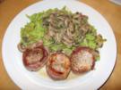 D: Schweinefilet mit Schwammerln und Bärlauchspätzle - Rezept