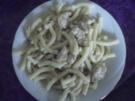 Hühnchengeschnetzeltes mit Ziegenfrischkäse - Rezept